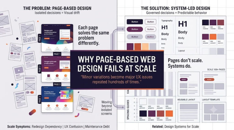 Why Page-Based Web Design Fails at Scale
